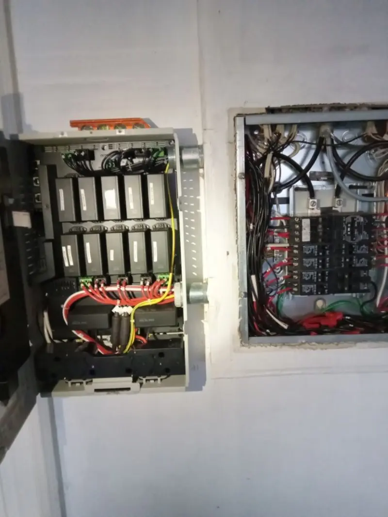 Electrical panel upgrade completed for Indoor Lighting Installation in Hendron